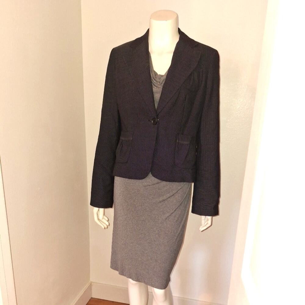 Ann Taylor Loft sz 6 One Button Blazer EUC
